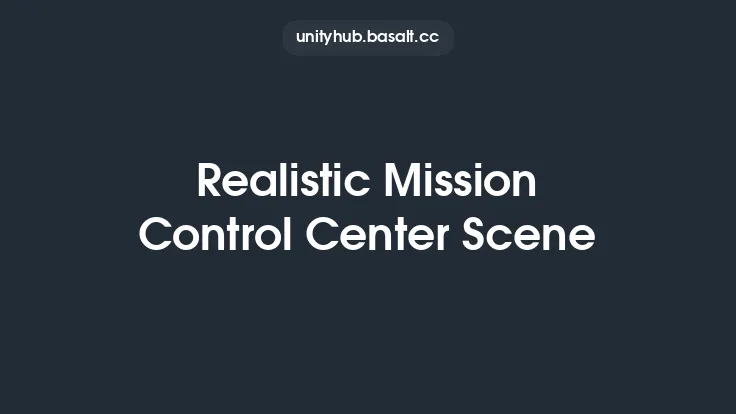Realistic Mission Control Center Scene Thumbnail