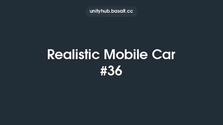 Realistic Mobile Car #36 Thumbnail