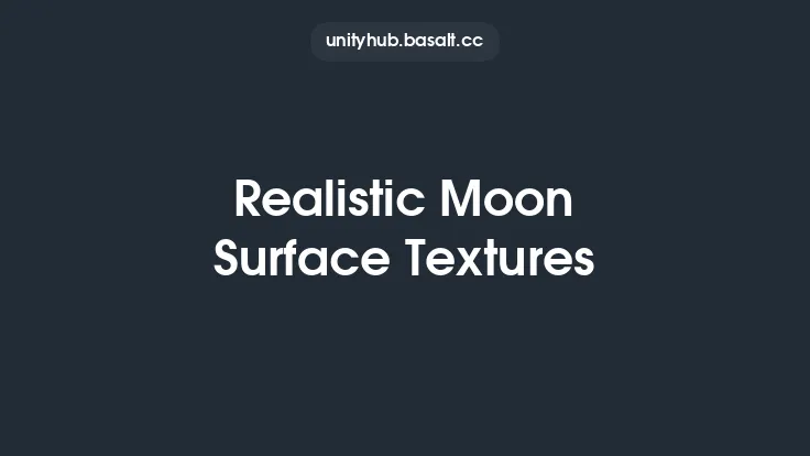 Realistic Moon Surface Textures Thumbnail