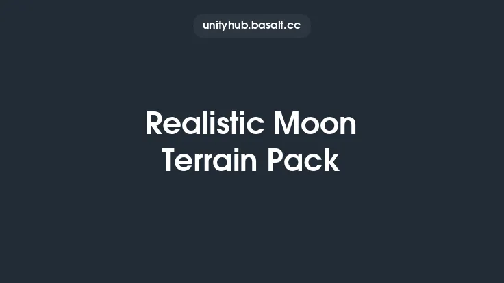 Realistic Moon Terrain Pack Thumbnail