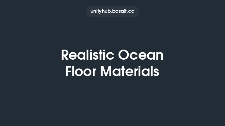 Realistic Ocean Floor Materials Thumbnail