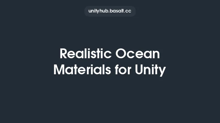 Realistic Ocean Materials for Unity Thumbnail
