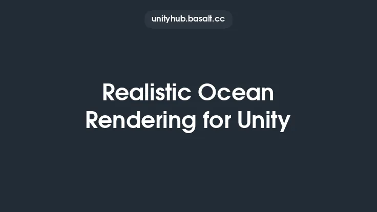 Realistic Ocean Rendering for Unity Thumbnail