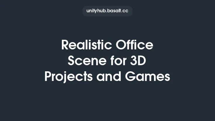Realistic Office Scene for 3D Projects and Games Thumbnail