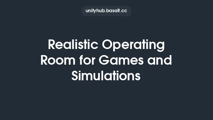 Realistic Operating Room for Games and Simulations Thumbnail