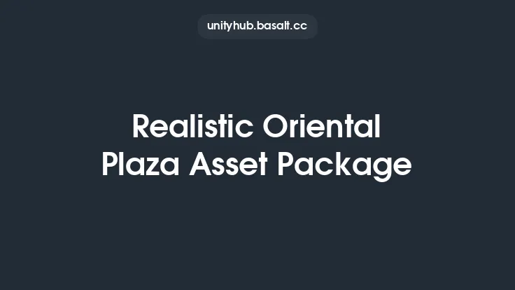 Realistic Oriental Plaza Asset Package Thumbnail