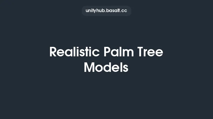 Realistic Palm Tree Models Thumbnail