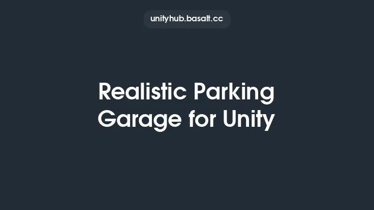 Realistic Parking Garage for Unity Thumbnail