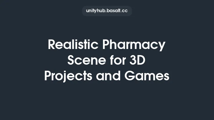 Realistic Pharmacy Scene for 3D Projects and Games Thumbnail