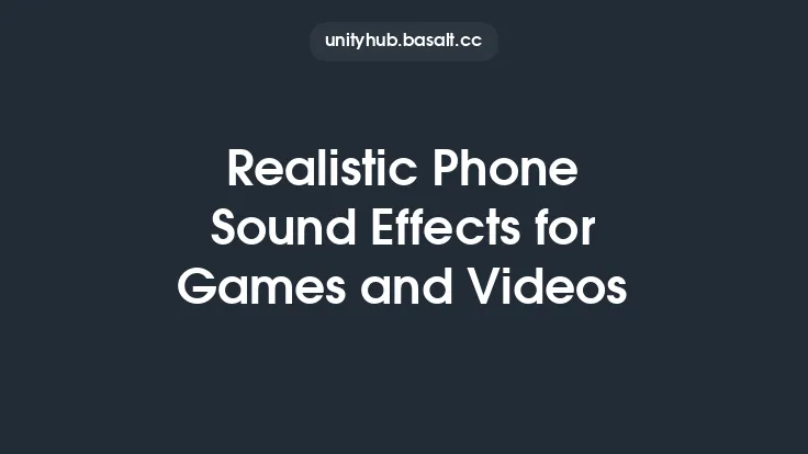 Realistic Phone Sound Effects for Games and Videos Thumbnail