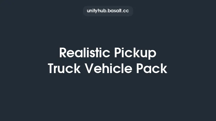 Realistic Pickup Truck Vehicle Pack Thumbnail