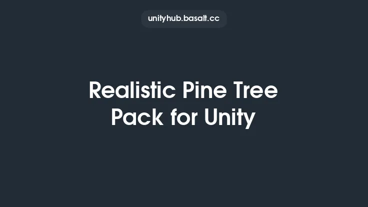 Realistic Pine Tree Pack for Unity Thumbnail