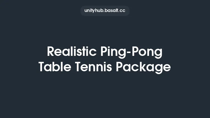 Realistic Ping-Pong Table Tennis Package Thumbnail