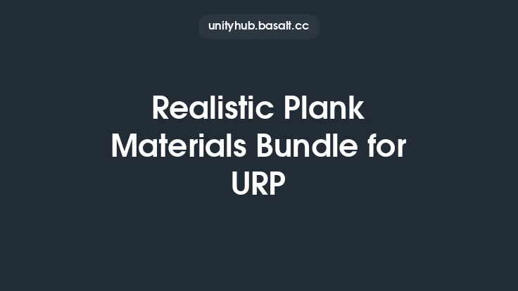 Realistic Plank Materials Bundle for URP Thumbnail