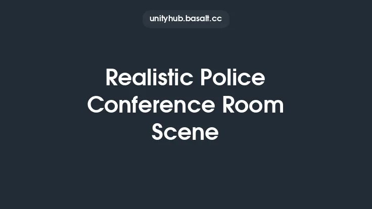 Realistic Police Conference Room Scene Thumbnail