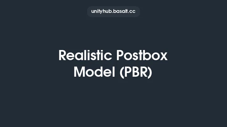 Realistic Postbox Model (PBR) Thumbnail