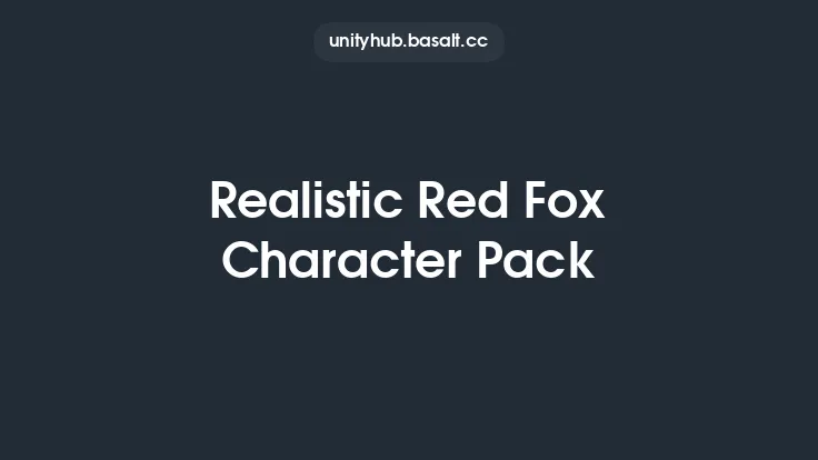 Realistic Red Fox Character Pack Thumbnail