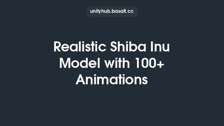 Realistic Shiba Inu Model with 100+ Animations Thumbnail