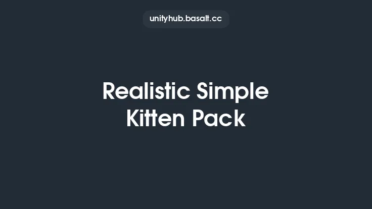 Realistic Simple Kitten Pack Thumbnail