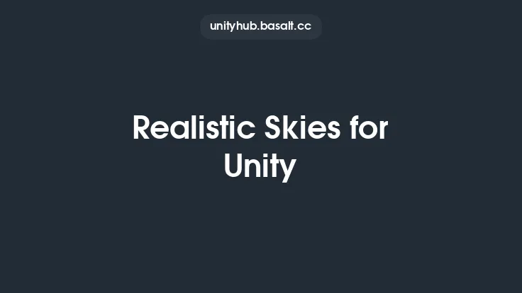 Realistic Skies for Unity Thumbnail