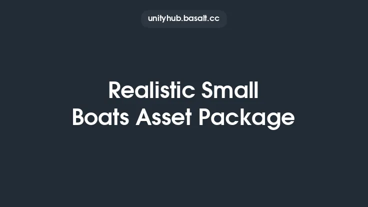 Realistic Small Boats Asset Package Thumbnail