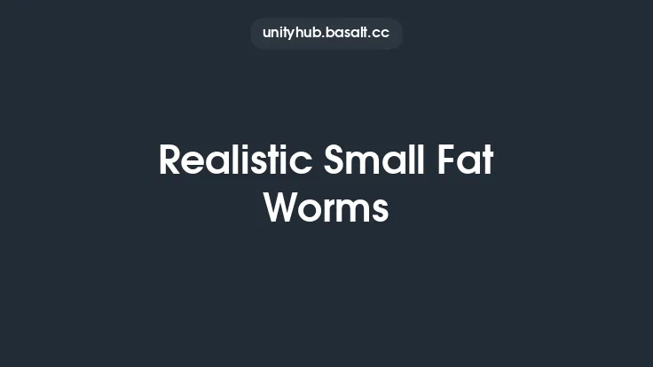Realistic Small Fat Worms Thumbnail