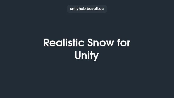 Realistic Snow for Unity Thumbnail