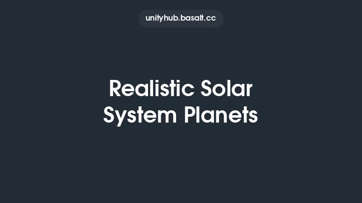 Realistic Solar System Planets Thumbnail