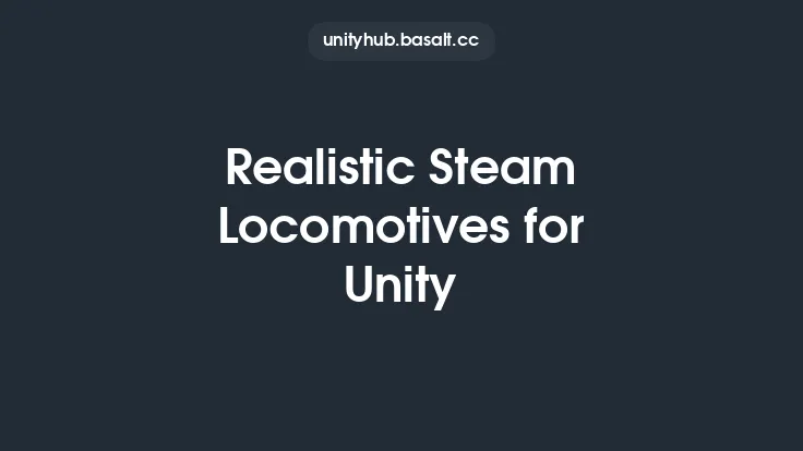 Realistic Steam Locomotives for Unity Thumbnail