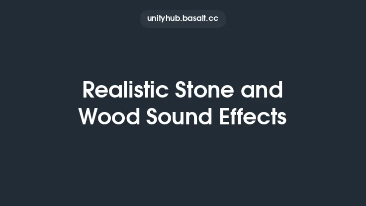 Realistic Stone and Wood Sound Effects Thumbnail