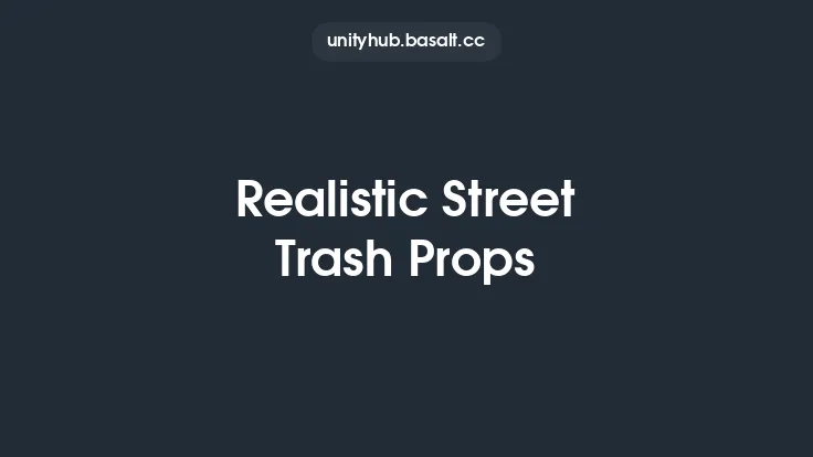 Realistic Street Trash Props Thumbnail