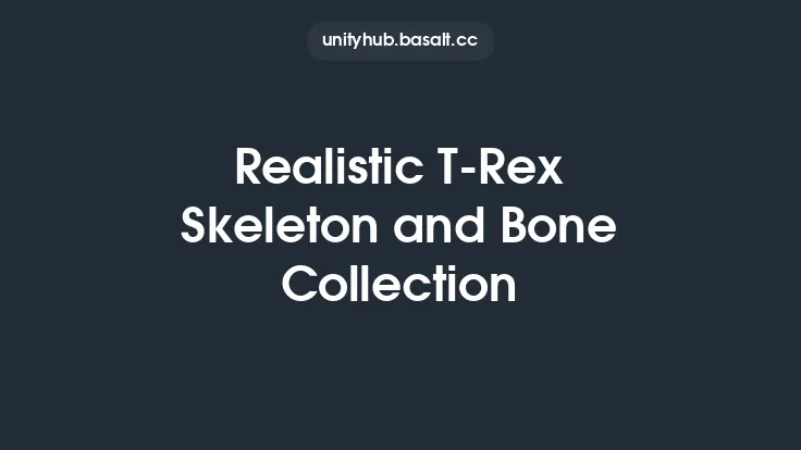 Realistic T-Rex Skeleton and Bone Collection Thumbnail