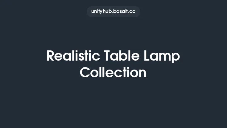 Realistic Table Lamp Collection Thumbnail