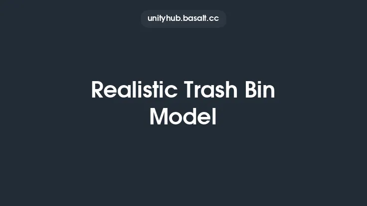 Realistic Trash Bin Model Thumbnail