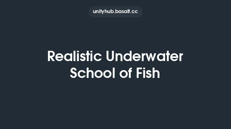 Realistic Underwater School of Fish Thumbnail