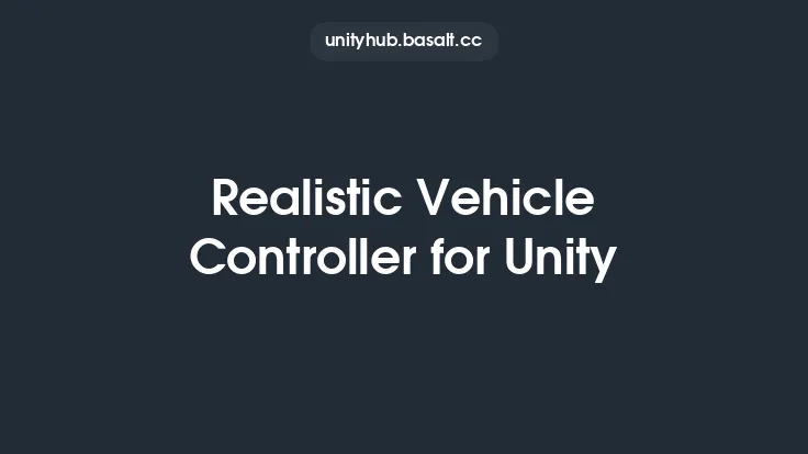 Realistic Vehicle Controller for Unity Thumbnail