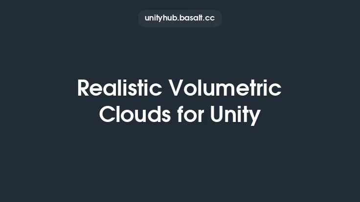 Realistic Volumetric Clouds for Unity Thumbnail