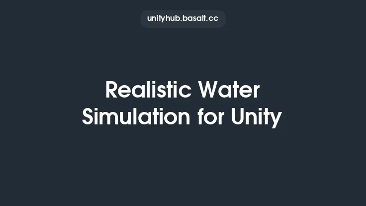 Realistic Water Simulation for Unity Thumbnail