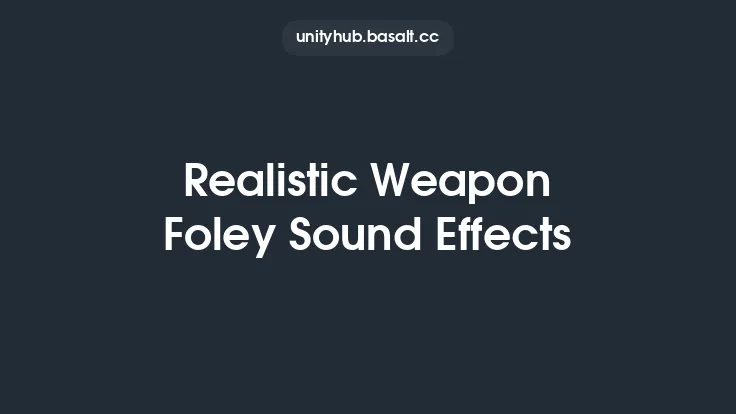 Realistic Weapon Foley Sound Effects Thumbnail
