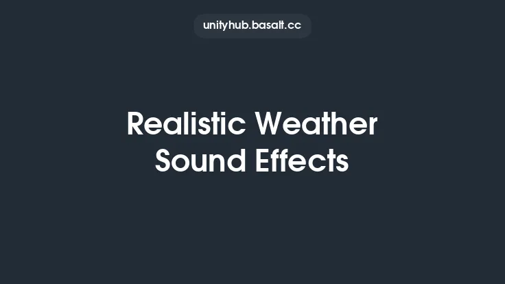 Realistic Weather Sound Effects Thumbnail