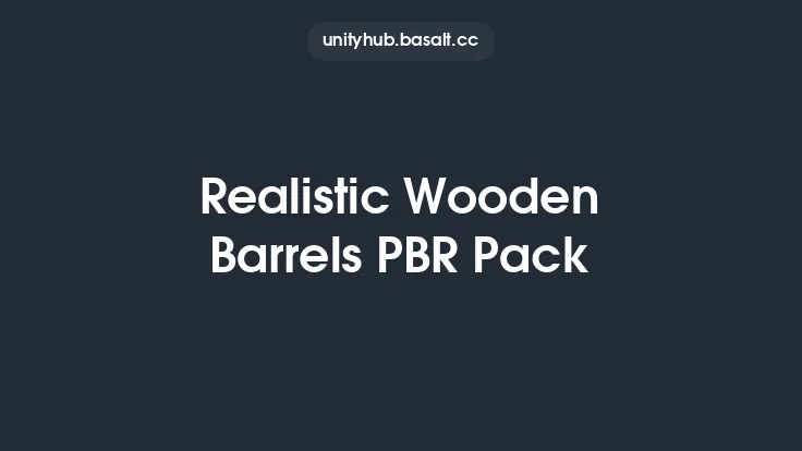 Realistic Wooden Barrels PBR Pack Thumbnail