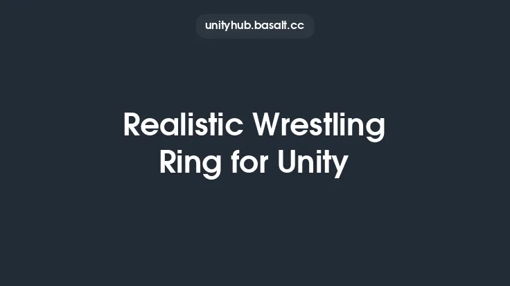 Realistic Wrestling Ring for Unity Thumbnail