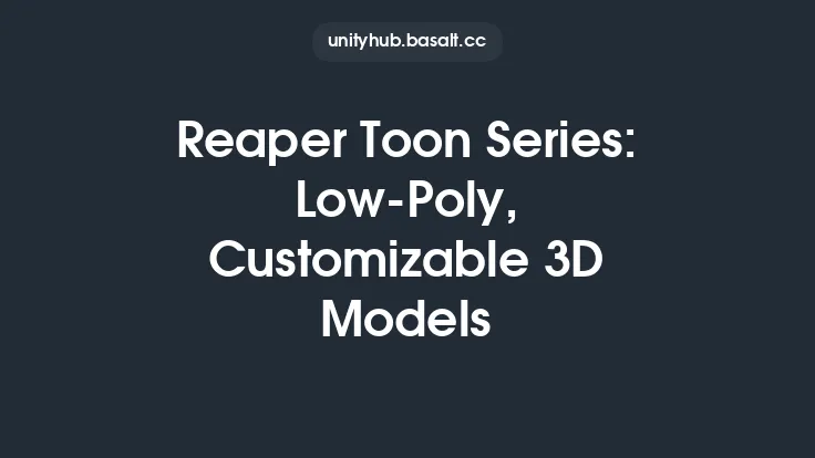 Reaper Toon Series: Low-Poly, Customizable 3D Models Thumbnail