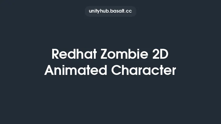 Redhat Zombie 2D Animated Character Thumbnail