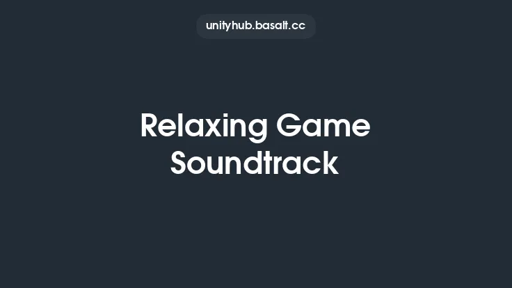 Relaxing Game Soundtrack Thumbnail