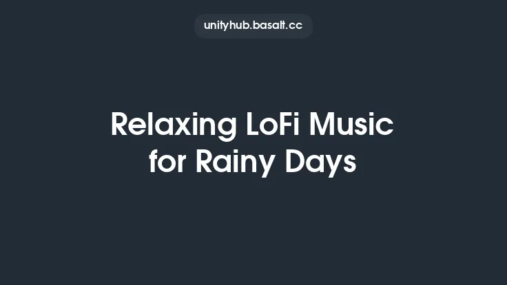 Relaxing LoFi Music for Rainy Days Thumbnail