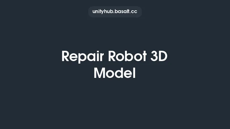 Repair Robot 3D Model Thumbnail