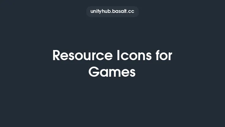 Resource Icons for Games Thumbnail
