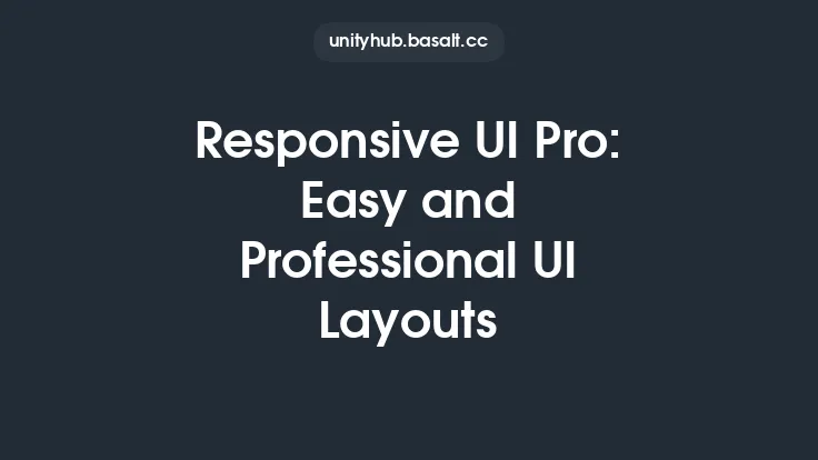 Responsive UI Pro: Easy and Professional UI Layouts Thumbnail