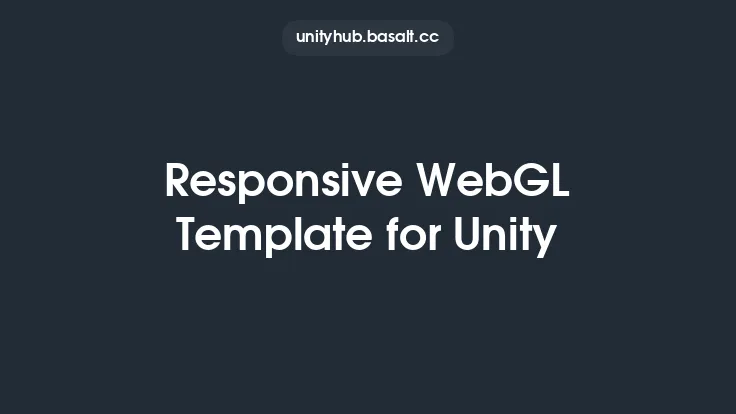 Responsive WebGL Template for Unity Thumbnail
